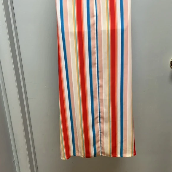 Showpo The Sound Of Sunset Rainbow Stripe 2 Piece Set Size 2 - Picture 9 of 10